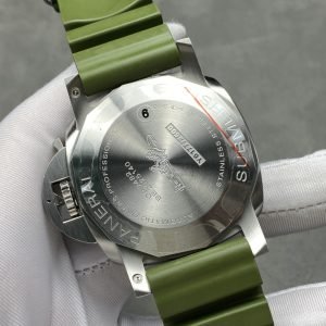 Panerai Submersible Quarantaquattro Bianco PAM1226 White Dial Green Rubber Strap 1:1 Best Replica VSF 44mm - Image 16