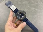 Panerai Submersible Quarantaquattro Carbotech Blu Abisso PAM1232 Blue Dial Rubber Strap Best Replica VSF 44mm