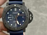Panerai Submersible Quarantaquattro Carbotech Blu Abisso PAM1232 Blue Dial Rubber Strap Best Replica VSF 44mm - Image 4