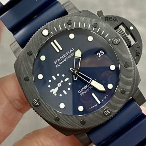 Panerai Submersible Quarantaquattro Carbotech Blu Abisso PAM1232 Blue Dial Rubber Strap Best Replica VSF 44mm - Image 10