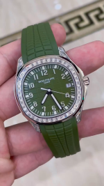 Patek Philippe Aquanaut 5167 300G 010 Black & Green & Brown 40mm(brown) - Image 12