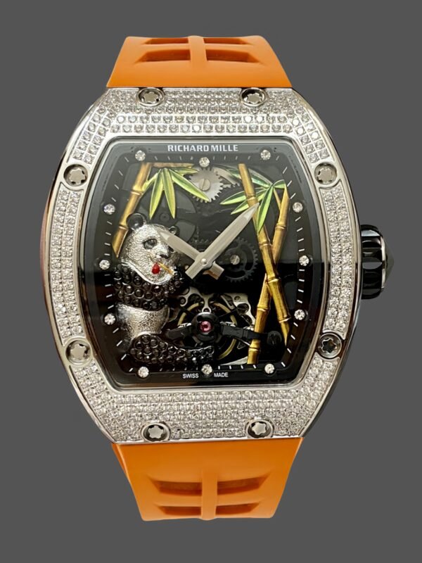 Richard Mille RM 026 01 Panda A Luxurious Bamboo Wonderland Diamond And Gold - Image 1
