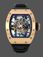 Richard Mille RM 035 Black Toro Nadal Rose Gold Replica Watch