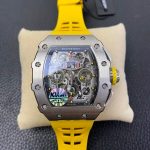Richard Mille RM 11 03 Titanium Skeleton Dial Yellow Strap - Image 2