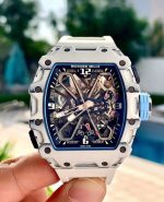 Richard Mille RM 35-03 Rafa Nadal White Carbon Quartz TPT(BLUE) - Image 3