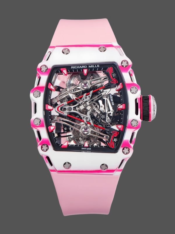 Richard Mille RM 38 02 Bubba Watson Tourbillon Pink Rubber Strap - Image 1