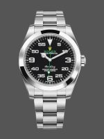 Rolex Air-King Stainless Steel Black Arabic Dial 116900 40mm Mens Replica Watch