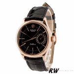 Rolex Cellini Date 50515 Rose Gold Black Index Dial 39mm Mens Replica Watch - Image 2