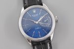 Rolex Cellini Date 50519 Blue Dial Blue Leather Strap 39MM Mens Replica Watch - Image 3
