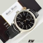 Rolex Cellini Dual Time 50529 Black Dial White Gold 39mm Mens Replica Watch - Image 2
