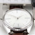 Rolex Cellini Time 50509 Brown Leather Strap White Dial 39mm Mens Replica Watch - Image 4