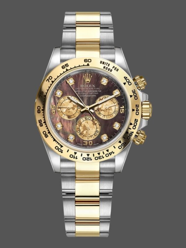Rolex Cosmograph Daytona 116503 Black Mother Of Pearl Dial 40MM Mens Replica Watch - Image 1