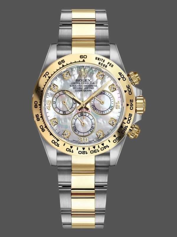 Rolex Cosmograph Daytona 116503 White Mother Of Pearl Dial 40MM Mens Replica Watch - Image 1
