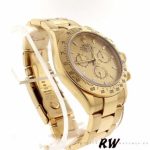 Rolex Cosmograph Daytona 116528 Champagne Index Dial 40MM Mens Replica Watch - Image 3