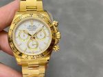 Rolex Cosmograph Daytona 116528 White Index Dial 40MM Mens Replica Watch - Image 3