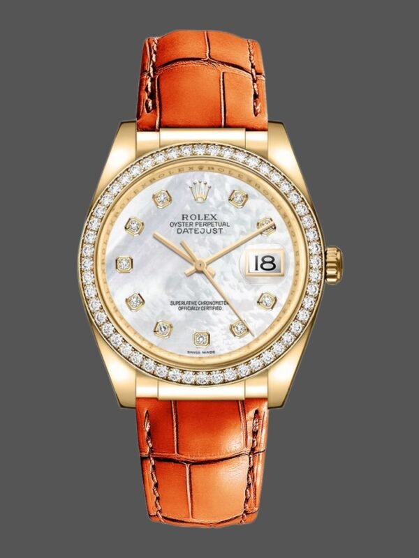 Rolex Datejust 116188 Mother of Pearl Diamond 36mm Unisex Replica Watch - Image 1