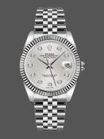 Rolex Datejust 116234-0084 Silver Diamond Dial 36mm Unisex Replica Watch