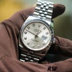 Rolex Datejust 116234-0084 Silver Diamond Dial 36mm Unisex Replica Watch - Image 3