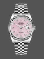 Rolex Datejust 116234 Pink MOP Diamonds Dial 36mm Lady Replica Watch