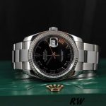 Rolex Datejust 116234 Roman Numeral Black Dial 36mm Unisex Replica Watch - Image 3