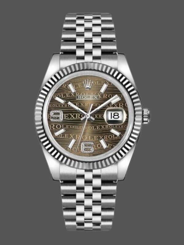 Rolex Datejust 116234 Stainless Steel Case Bronze Dial 36mm Unisex Replica Watch - Image 1