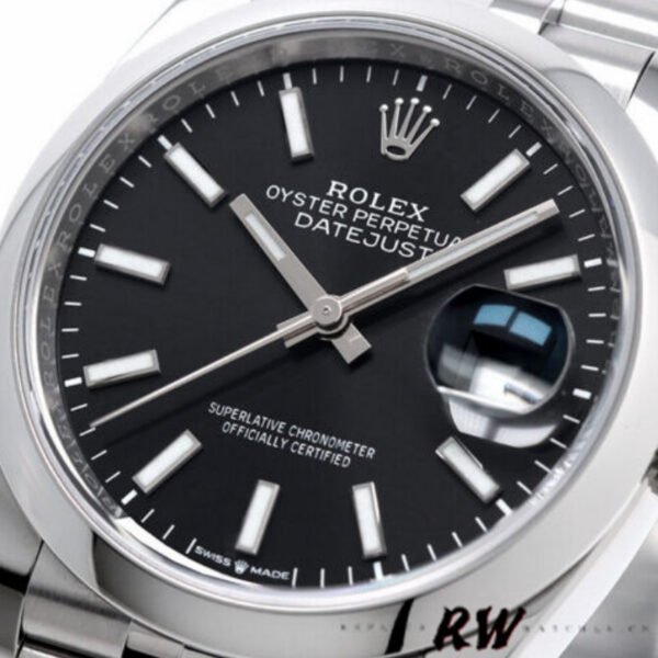 Rolex Datejust 126200 Black Index Dial Stainless Steel 36MM Unisex Replica Watch - Image 2