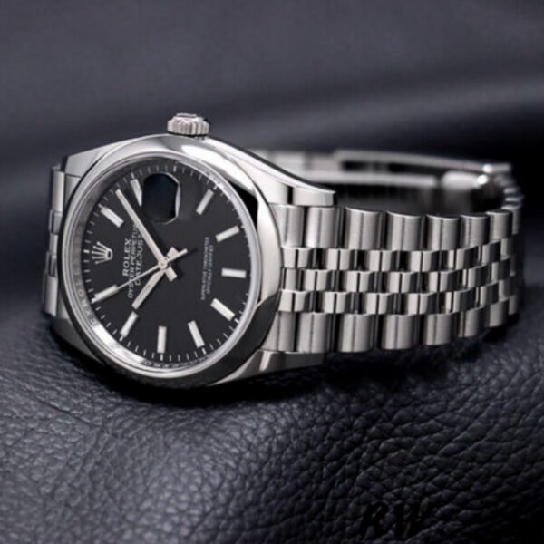 Rolex Datejust 126200 Black Index Dial Stainless Steel 36MM Unisex Replica Watch - Image 4