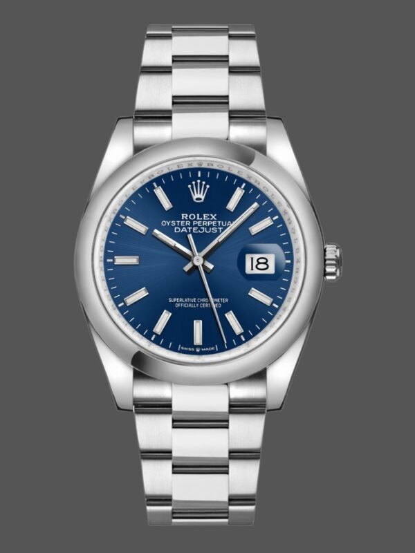 Rolex Datejust 126200 Blue Dial Stainless Steel 36MM Unisex Replica Watch - Image 1