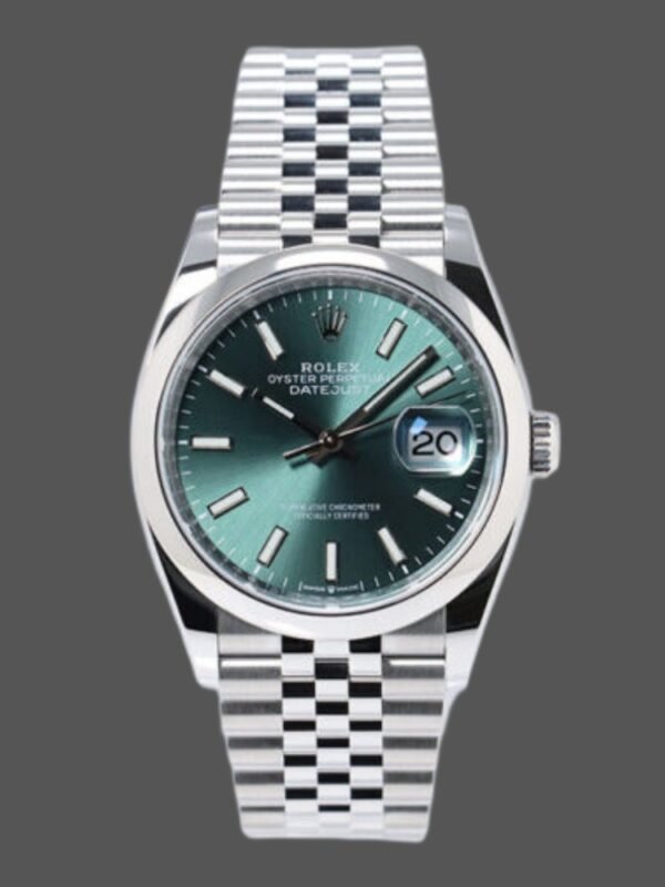 Rolex Datejust 126200 Green Index Dial Jubilee Bracelet 36MM Unisex Replica Watch - Image 1