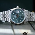 Rolex Datejust 126200 Green Index Dial Jubilee Bracelet 36MM Unisex Replica Watch - Image 4