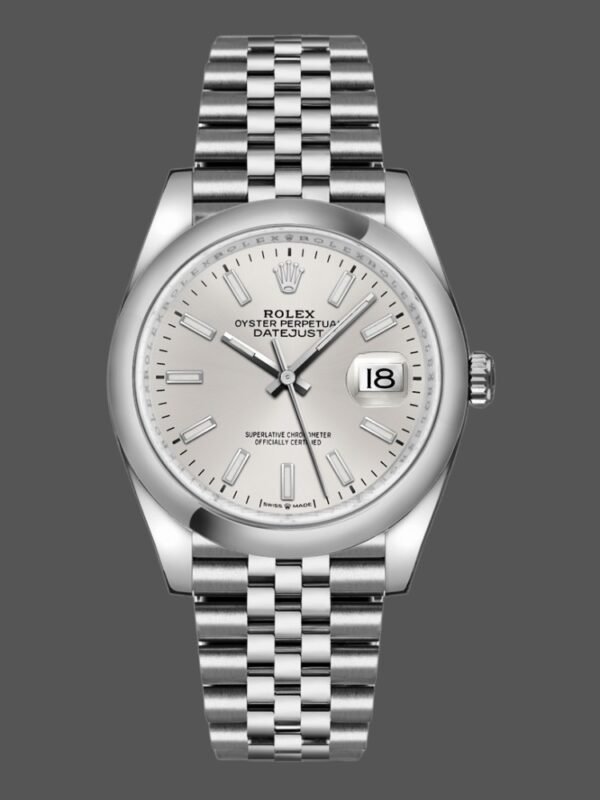 Rolex Datejust 126200 Silver Dial Stainless Steel 36MM Unisex Replica Watch - Image 1