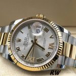 Rolex Datejust 126233 Silver Roman Numeral Dial 36MM Unisex Replica Watch - Image 3