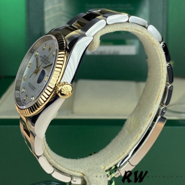 Rolex Datejust 126233 White MOP Diamond Dial 36MM Unisex Replica Watch - Image 3