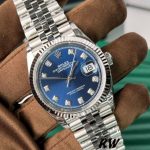 Rolex Datejust 126234 Blue Diamond Dial 36MM Unisex Replica Watch - Image 4