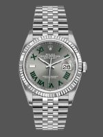 Rolex Datejust 126234 Slate Grey Wimbledon Dial 36MM Unisex Replica Watch
