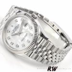 Rolex Datejust 126234 White Mother of Pearl Diamonds Dial 36MM Unisex Replica Watch - Image 3