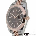 Rolex Datejust 126301 Rose Gold Chocolate Brown Index Dial 41MM Mens Replica Watch - Image 3