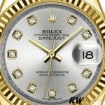 Rolex Datejust 126334 Fluted Bezel Silver Dial 41MM Mens Replica Watch - Image 2