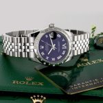 Rolex Datejust 178344 Purple Dial VI Diamonds 31MM Lady Replica Watch - Image 4