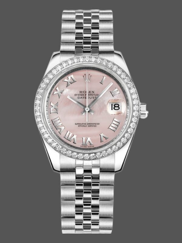 Rolex Datejust 178384 Pink Mother of Pearl Dial 31MM Lady Replica Watch - Image 1
