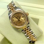 Rolex Datejust 179173 Champagne Roman Numeral Dial 26MM Lady Replica Watch - Image 3