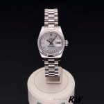 Rolex Datejust 179179 Silver Diamond Dial Fluted Bezel 26MM Lady Replica Watch - Image 2