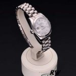 Rolex Datejust 179179 Silver Diamond Dial Fluted Bezel 26MM Lady Replica Watch - Image 3