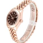 Rolex Datejust 279165 Chocolate Brown Dial Domed Bezel 28mm Lady Replica Watch - Image 3