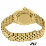 Rolex Datejust 279178 Silver Diamond Dial Yellow Gold 28mm Lady Replica Watch - Image 6