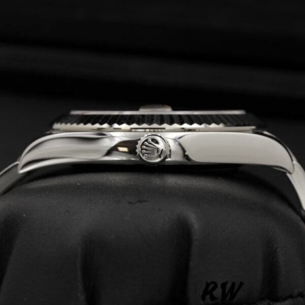 Rolex Datejust II 116334 Silver Diamond Dial 41mm Mens Replica Watch - Image 4
