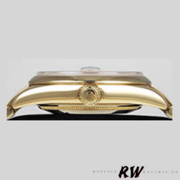 Rolex Day-Date 118208 Roman Numeral Pyramid Ivory Dial 36mm Unisex Replica Watch - Image 4