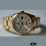 Rolex Day-Date 118208 Silver Diamond Jubilee Dial 36mm Unisex Replica Watch - Image 4