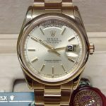 Rolex Day-Date 118208 champagne dial with gold indexes 36mm Unisex Replica Watch - Image 2