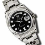 Rolex Day-Date 118209 Black dial 36mm Unisex Replica Watch - Image 3